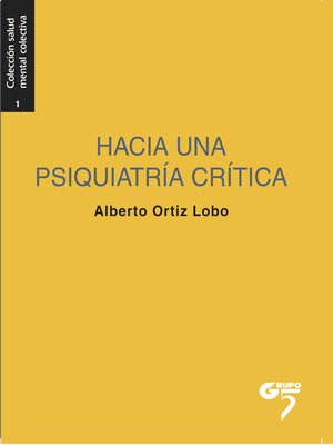 cover image of Hacia una psiquiatría crítica